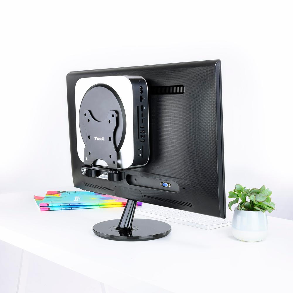 Soporte para mini pc tooq maximo 70mm ancho -  acople monitor  - 5kg max - Imagen 3