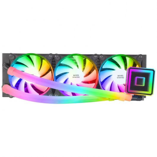 Kit de refrigeracion mars gaming ml - ultra360 negro 650w 3 x 120mm rgb - Imagen 2