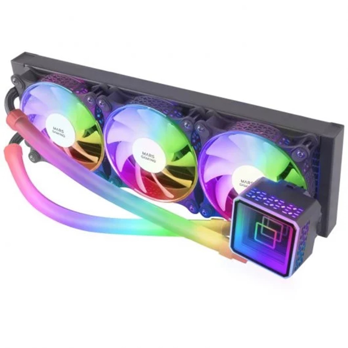 Kit de refrigeracion mars gaming ml - ultra360 negro 650w 3 x 120mm rgb - Imagen 3