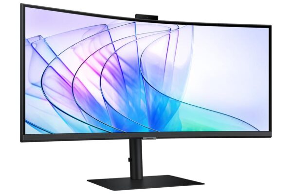 Monitor samsung 34 pulgadas viewfinity s6 ls34c652vauxen - webcam -  uwqhd - curvo - Imagen 2