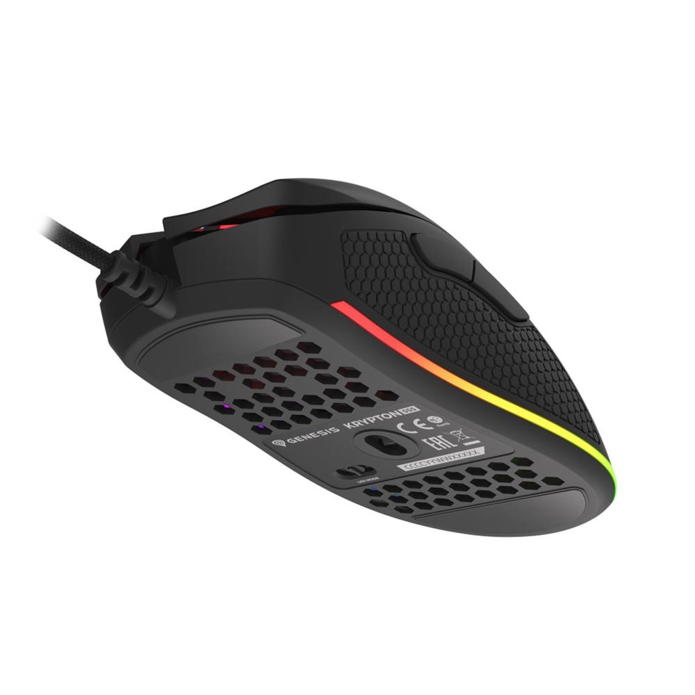 Raton gaming genesis krypton 555 rgb negro - Imagen 3