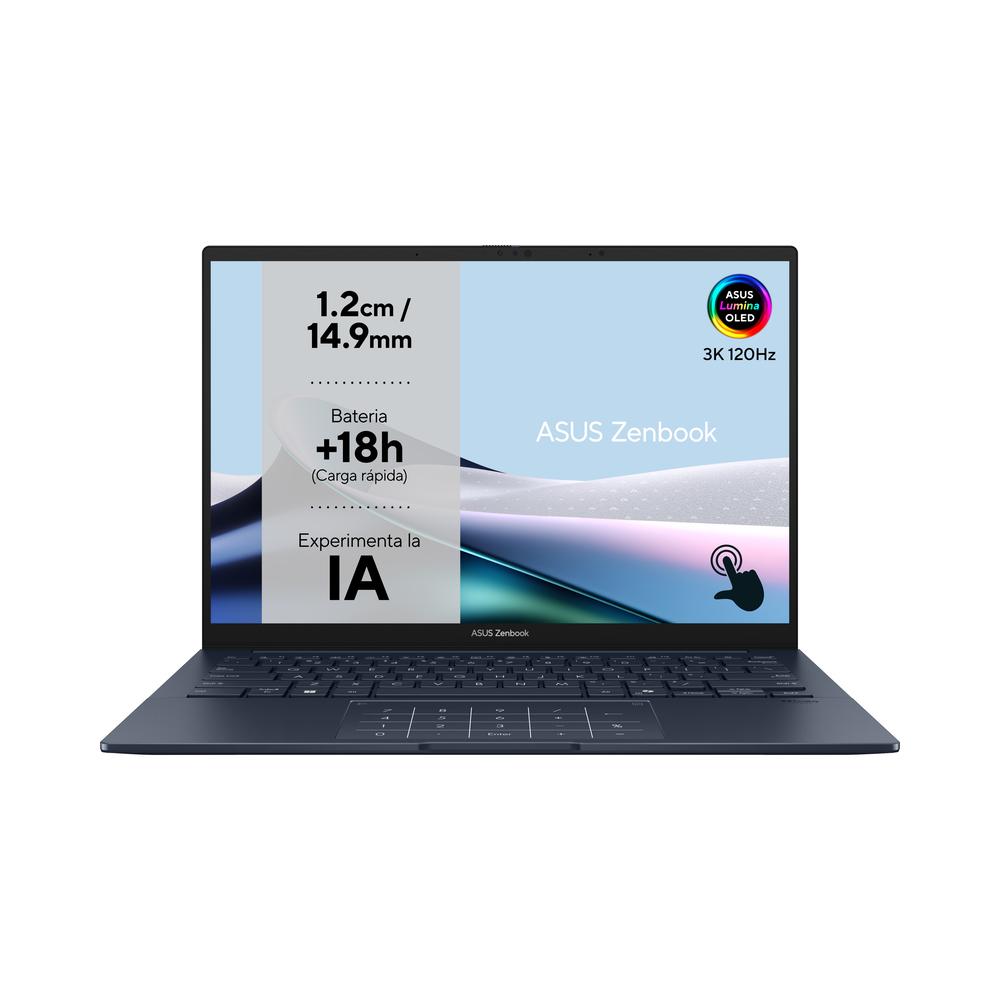 Portatil asus ux3405ca - pz284w u7 - 255h 16gb ssd 1tb 14 pulgadas - Imagen 2