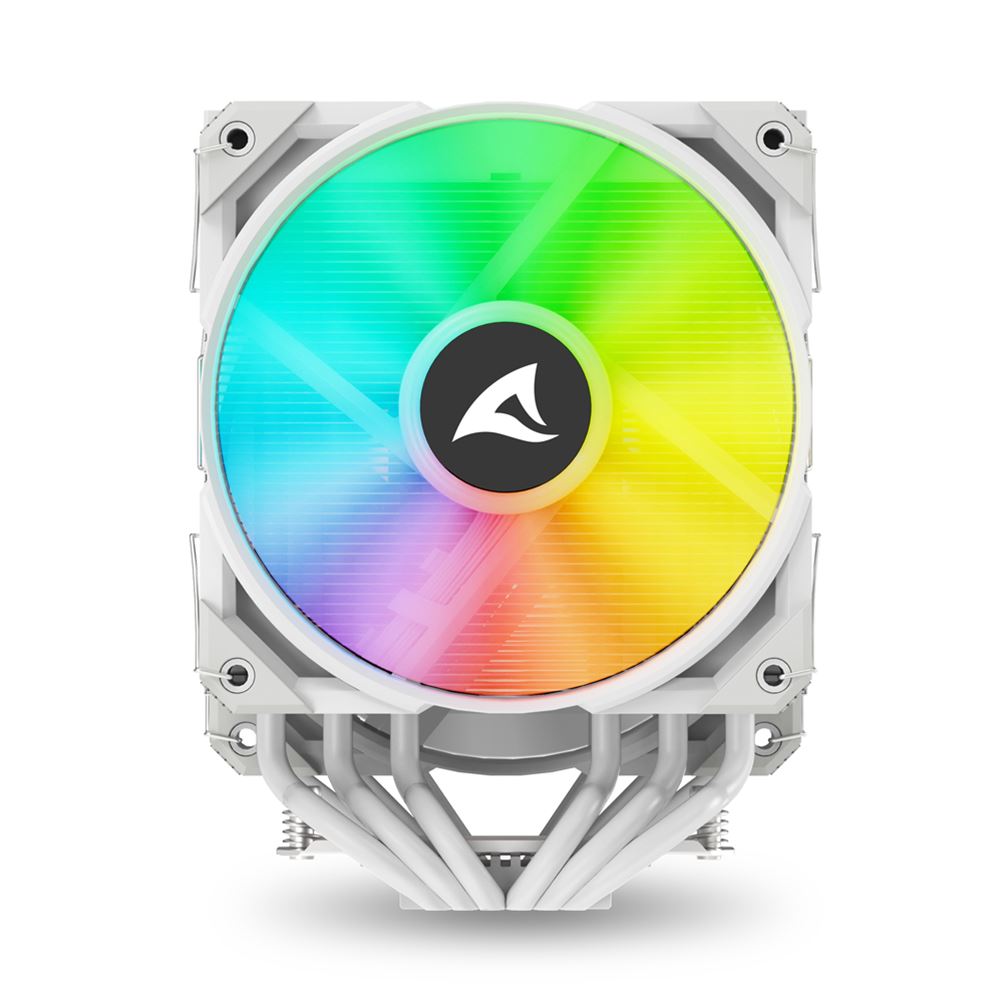 Ventilador cpu sharkoon a60 rgb 120mm blanco - Imagen 3