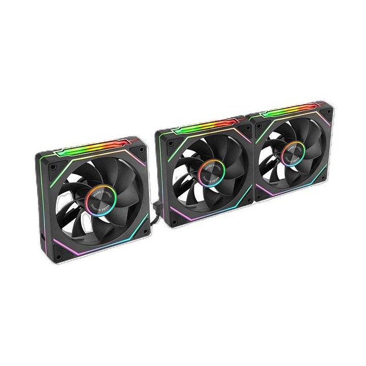 Ventilador mars gaming mf - linkfinity argb 3x 120mm negro - Imagen 3