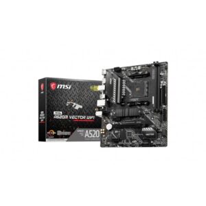 Placa base msi a520m vector wifi am4 matx 2xddr4