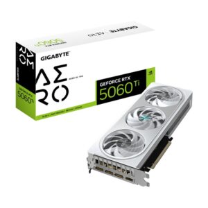 Tarjeta grafica gigabyte rtx 5060 ti aero oc 16gb gddr7 - 3x dp - 1x hdmi pci express 5.0