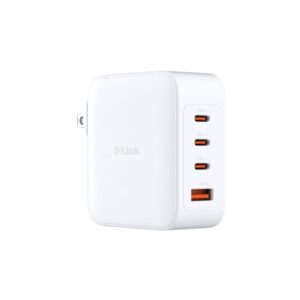 Cargador de pared d - link dcp - 101 100w 3x usb tipo c 1x usb tipo a blanco