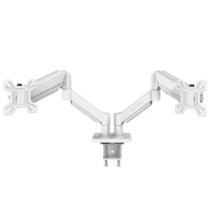 Soporte de mesa gas mars gaming vesa hasta 32 pulgadas 100x100 max 10kg blanco