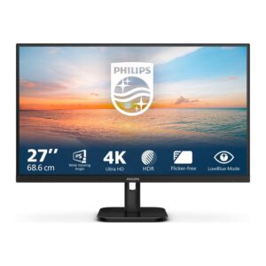 Monitor led 27 pulgadas philips 27e1n1800a - 00 ips -  4k uhd -  dp -  hdmi -  60hz -  4ms -  vesa 100x100