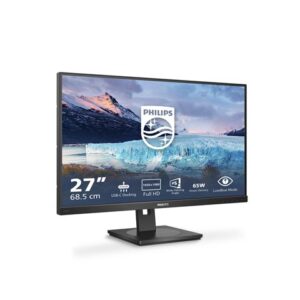 Monitor led 27 pulgadas philips s line 273s1 - 00 ips -  fhd -  dp -  hdmi -  75hz -  4ms -  vesa 100x100