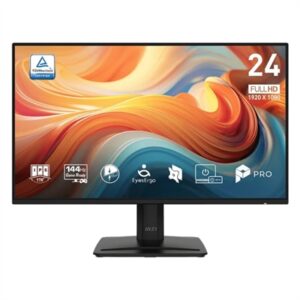 Monitor led 23.8 pulgadas msi pro mp243 e14 ips -  fhd -  dp -  hdmi -  144hz -  1ms