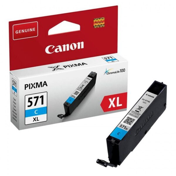 Cartucho tinta canon cli - 571c xl cian  mg5751 mg6851 mg7750 - Imagen 2