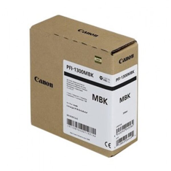 Cartucho canon pfi - 1300 mbk negro mate pro2000 -  pro4000 -  pro4000s -  pro6000 -  pro6000s - Imagen 2