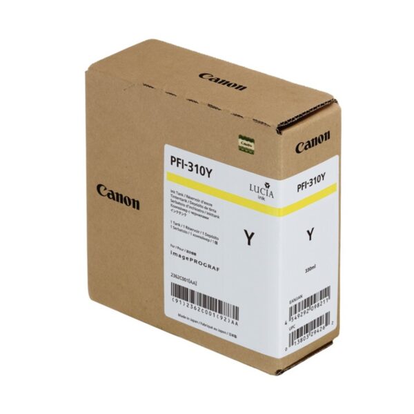 Cartucho canon pfi - 1300 amarillo pro2000 -  pro4000 -  pro4000s -  pro6000 -  pro6000s - Imagen 2