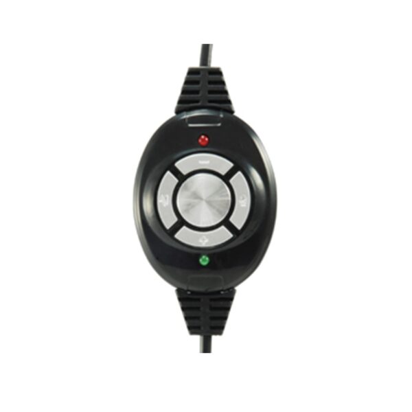 Auricular equip usb + microfono flexible control de volumen negro - Imagen 3