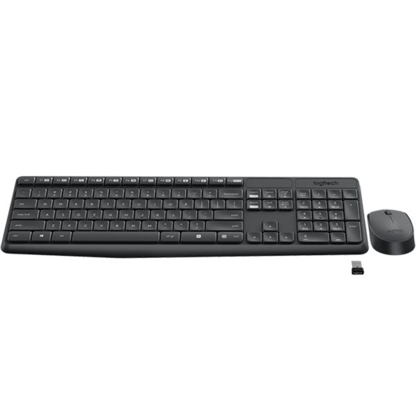 Teclado + mouse logitech mk235 inalambrico ingles internacional - Imagen 2