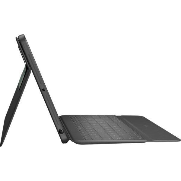 Funda logitech rugged folio negro con teclado para ipad 7ª generacion - Imagen 3