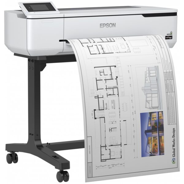 Plotter epson surecolor sc - t3100 a1 24 pulgadas -  2400ppp -  1gb -  usb -  red -  wifi -  wifi direct -  pedestal - Imagen 3