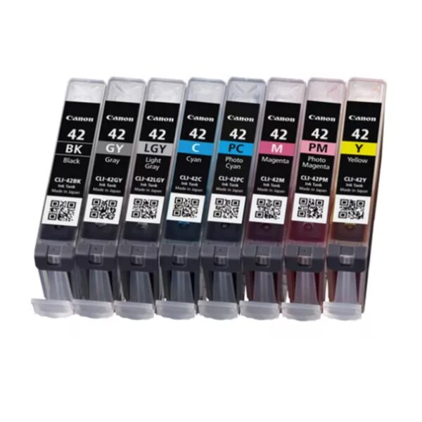Multipack canon cli - 42bk - c - m - y - pm - pc - gy - lgy pack 8 - Imagen 2