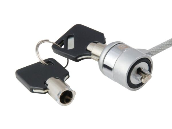 Cable seguridad conceptronic kensington con llave para portatiles 1.5m - Imagen 3