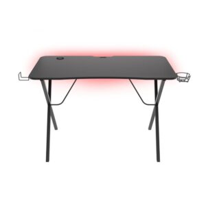 Mesa gaming genesis holm 200 rgb negro carbono