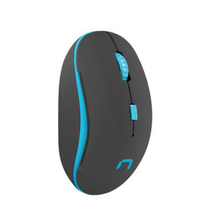 Raton natec martin optico inalambrico 1600dpi negro azul