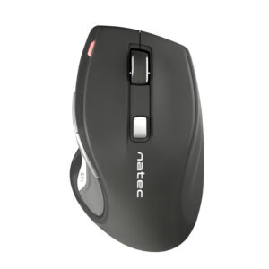 Raton natec jaguar optico inalambrico 2400 dpi negro gris