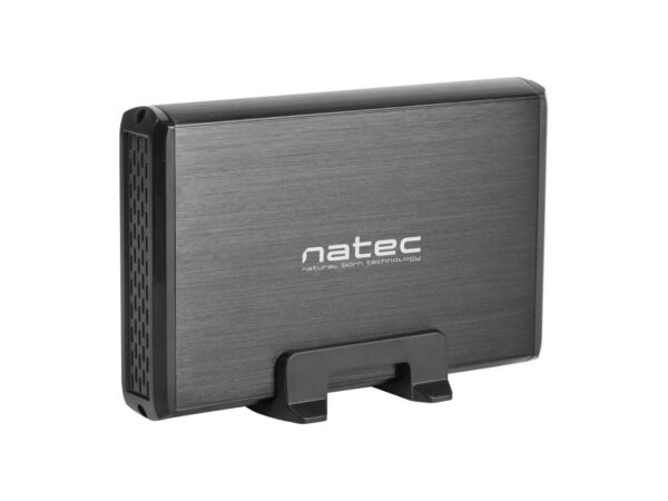 Caja externa natec rhino disco duro 35 pulgadas usb 3.0 sata negra