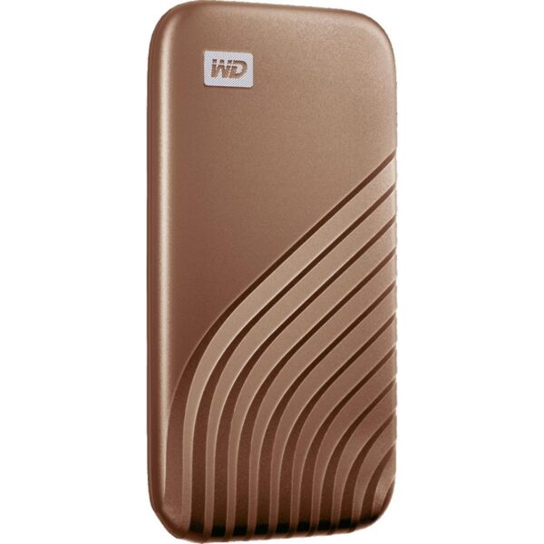 Disco duro externo ssd wd western digital 500gb my passport usb tipo c gold - Imagen 2