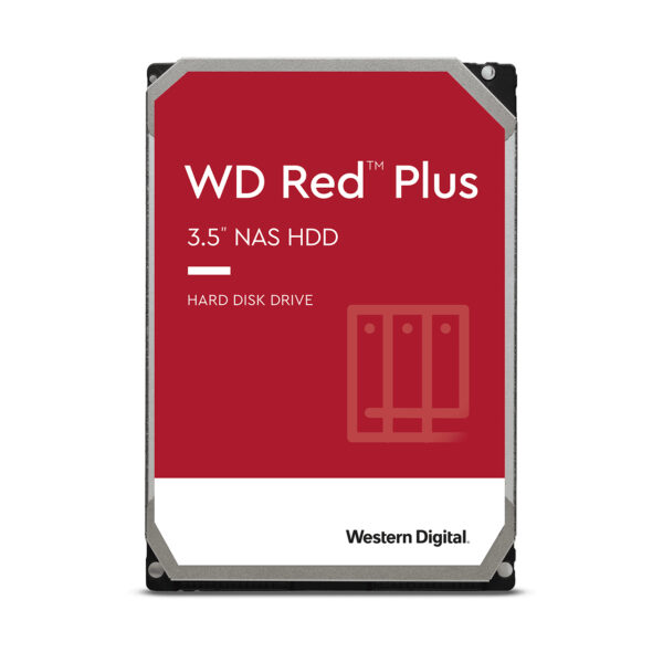 Disco duro interno hdd wd western digital nas red plus wd60efzx 6tb 6000gb 3.5 pulgadas sata 3 5400rpm 128mb