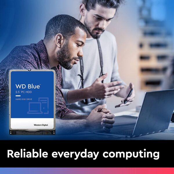 Disco duro interno hdd wd western digital blue wd10spzx 1tb 1000gb 2.5 pulgadas sata 3 5400rpm 128mb - Imagen 2