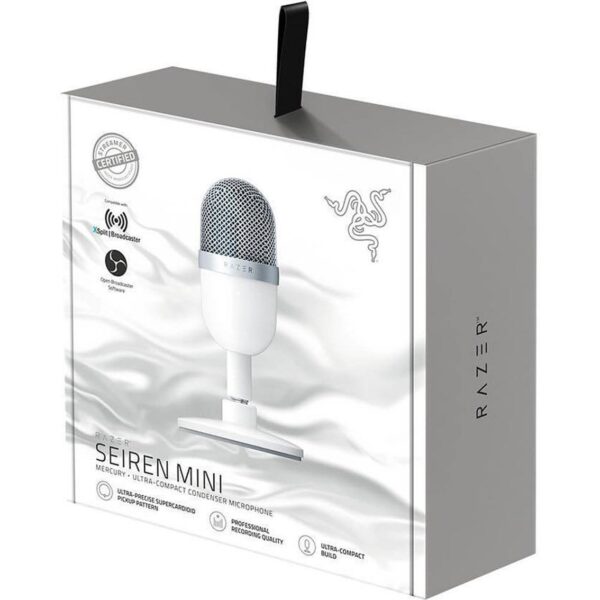 Microfono gaming razer seiren mini condenser gris - Imagen 2