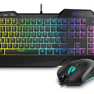 Kit teclado + raton krom semimecanico krusher sp