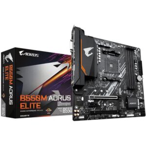 Placa base gigabyte b550m aorus elite am4 m - atx -  4x ddr4 -  4x sata 6gb - s -  4x usb 3.2 -  4x usb 2.0 gab55mael