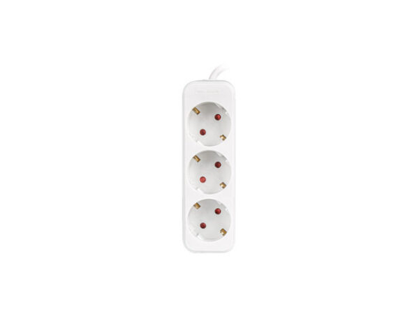 Regleta lanberg 3 tomas schuko blanca 1.5m - Imagen 3