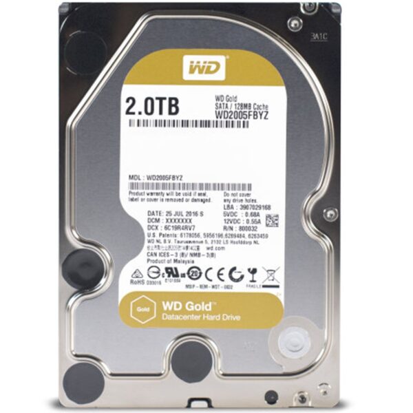 Disco wd gold 2tb sata6 128mb - Imagen 3
