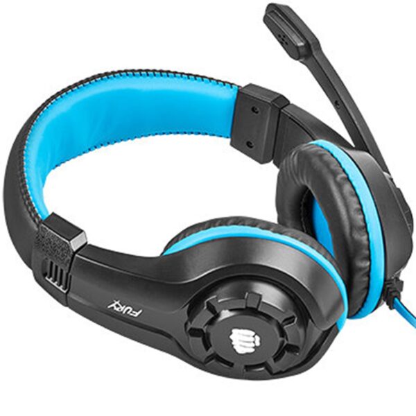 Auriculares gaming fury wildcat negro - azul - Imagen 3