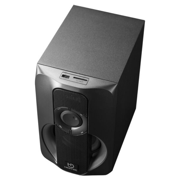 Altavoces hiditec 2.1 multimedia h400 dark edition 80w bluetooth usb sd radio - Imagen 2