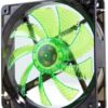 Ventilador caja nox cool fan led 120mm negro led verde - Imagen 3