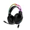 Auriculares micro krom klaim diadema -  usb 2xjack 3.5mm -  rgb