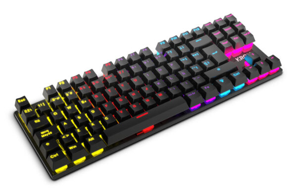 Teclado gaming krom kasic tkl rainbow rgb red switch usb - Imagen 2