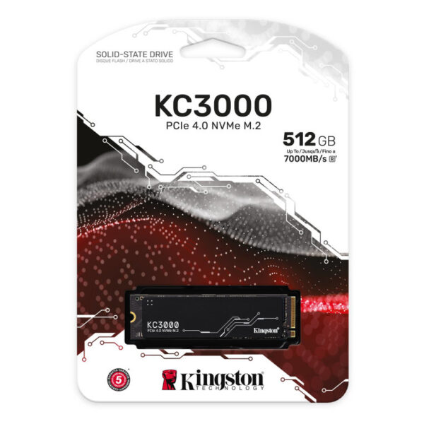 Disco duro interno ssd kingston kc3000 512gb m.2 - Imagen 3