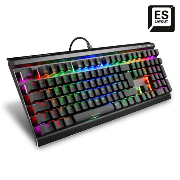 Teclado gaming sharkoon sgk60 mecanico rgb brown switch - Imagen 2