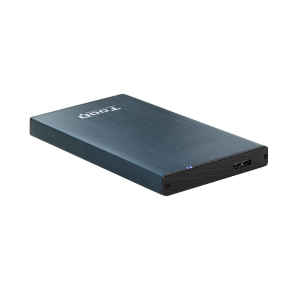 Caja externa tooq tqe - 2527pb 2.5 pulgadas 9 -5 mm sata usb 3.0 - 3.1 azul - Imagen 2