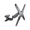 Soporte tv - monitor tooq 23 pulgadas - 55 pulgadas giratorio - inclinable negro vesa max 400x400 -  inclinable 5º - 15º -  girable - 90º -  carga maxima 30kg