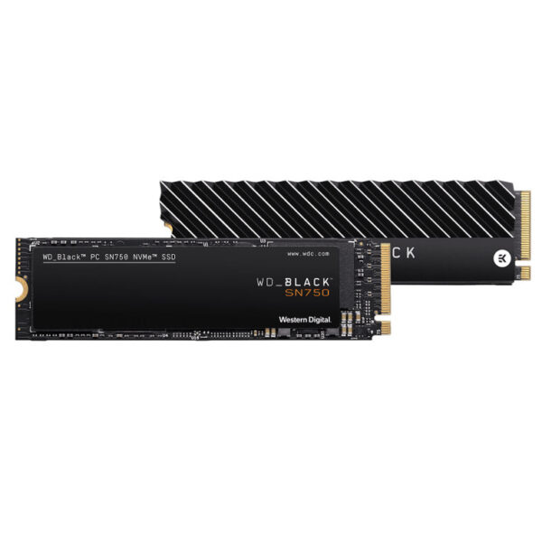 Disco duro interno ssd wd western digital black sn750 wds200t3xhc 2tb nvme m.2 con disipador - Imagen 2