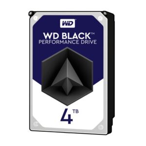 Disco duro interno hdd wd western digital black wd4005fzbx 4tb 4000gb 3.5 pulgadas sata3 7200rpm 128gb