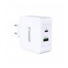 Cargador doble usb tipo c pd + usb tipo a qc3.0 tooq blanco usb tipo c pd - usb tipo a qc3.0 - 48w -  blanco - Imagen 2