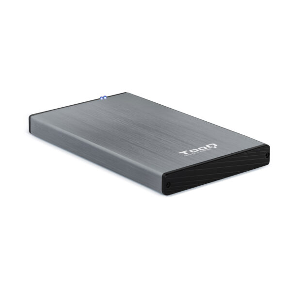 Caja externa tooq tqe - 2527g para hhd - ssd 2.5 pulgadas 9.5mm sata usb 3.0 gris - Imagen 2