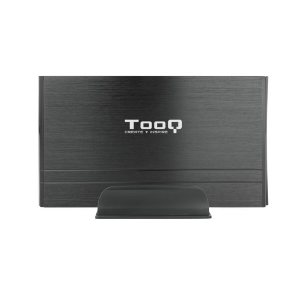 Caja externa tooq tqe - 3520b para hdd 3.5 pulgadas sata usb 2.0 negro - Imagen 3